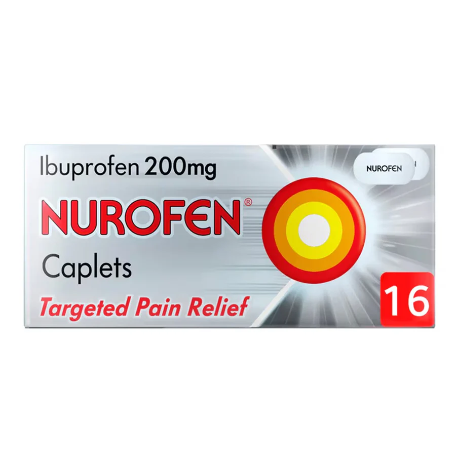 Nurofen Targeted Pain Relief Caplets 200mg (16 Pack)