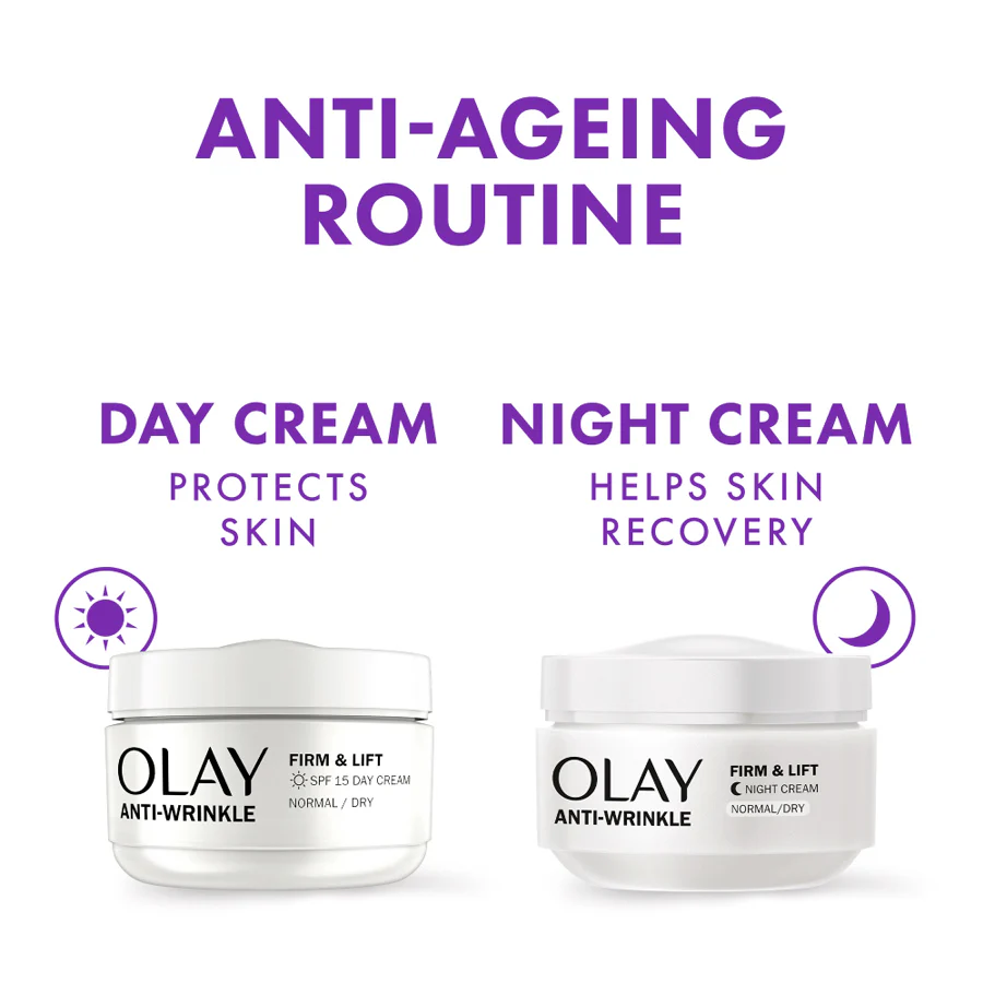 Olay Anti-Wrinkle Firm & Lift Night Cream 50ml - Image 6
