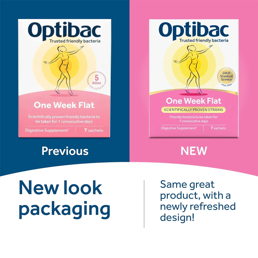 OptiBac Probiotics One Week Flat (7 Sachets) - Image 5