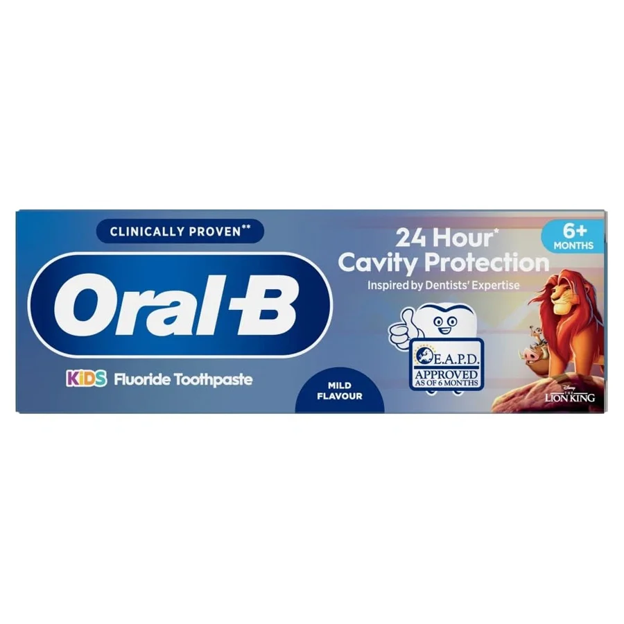 Oral-B Kids Fluoride Toothpaste: Mild Flavour 6+ Months 60ml
