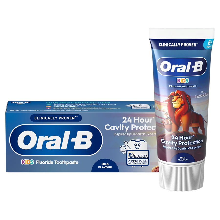 Oral-B Kids Fluoride Toothpaste: Mild Flavour 6+ Months 60ml - Image 2