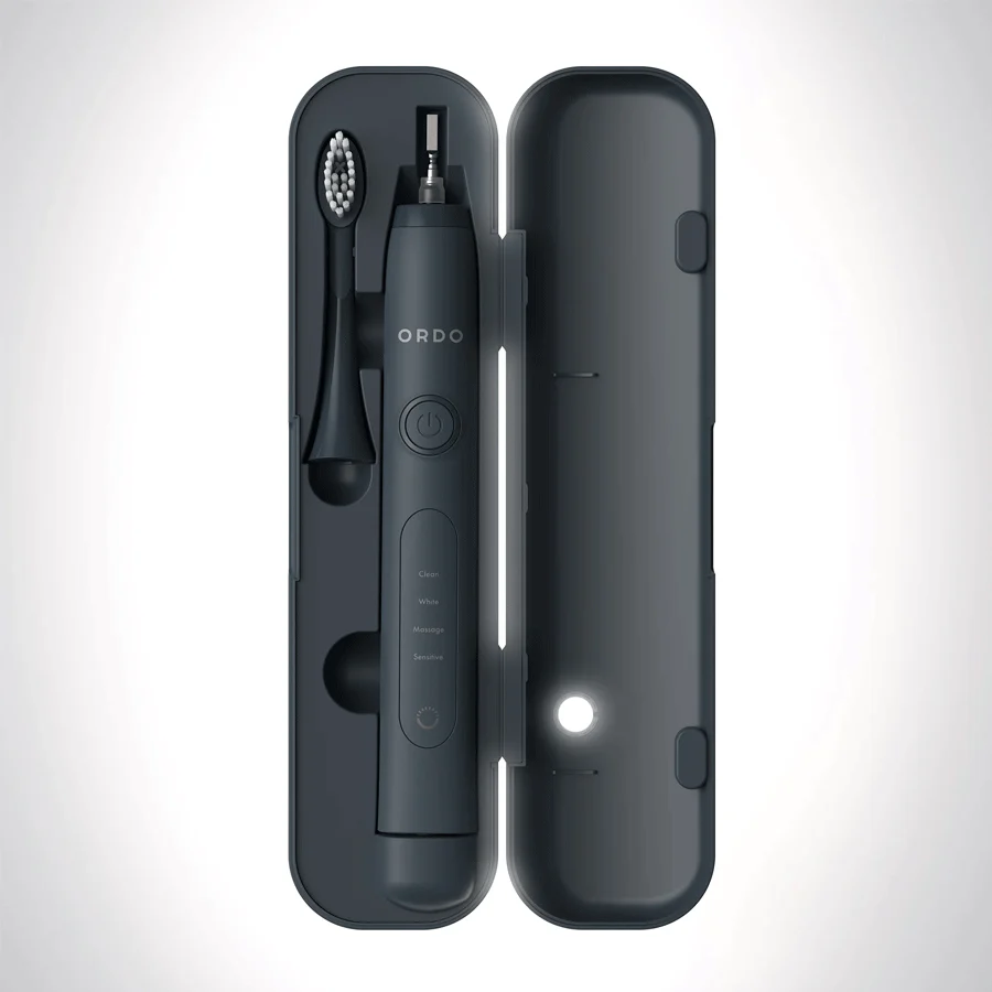 Ordo Sonic+ Electric Toothbrush and Charging Travel Case Charcoal Grey - Image 2