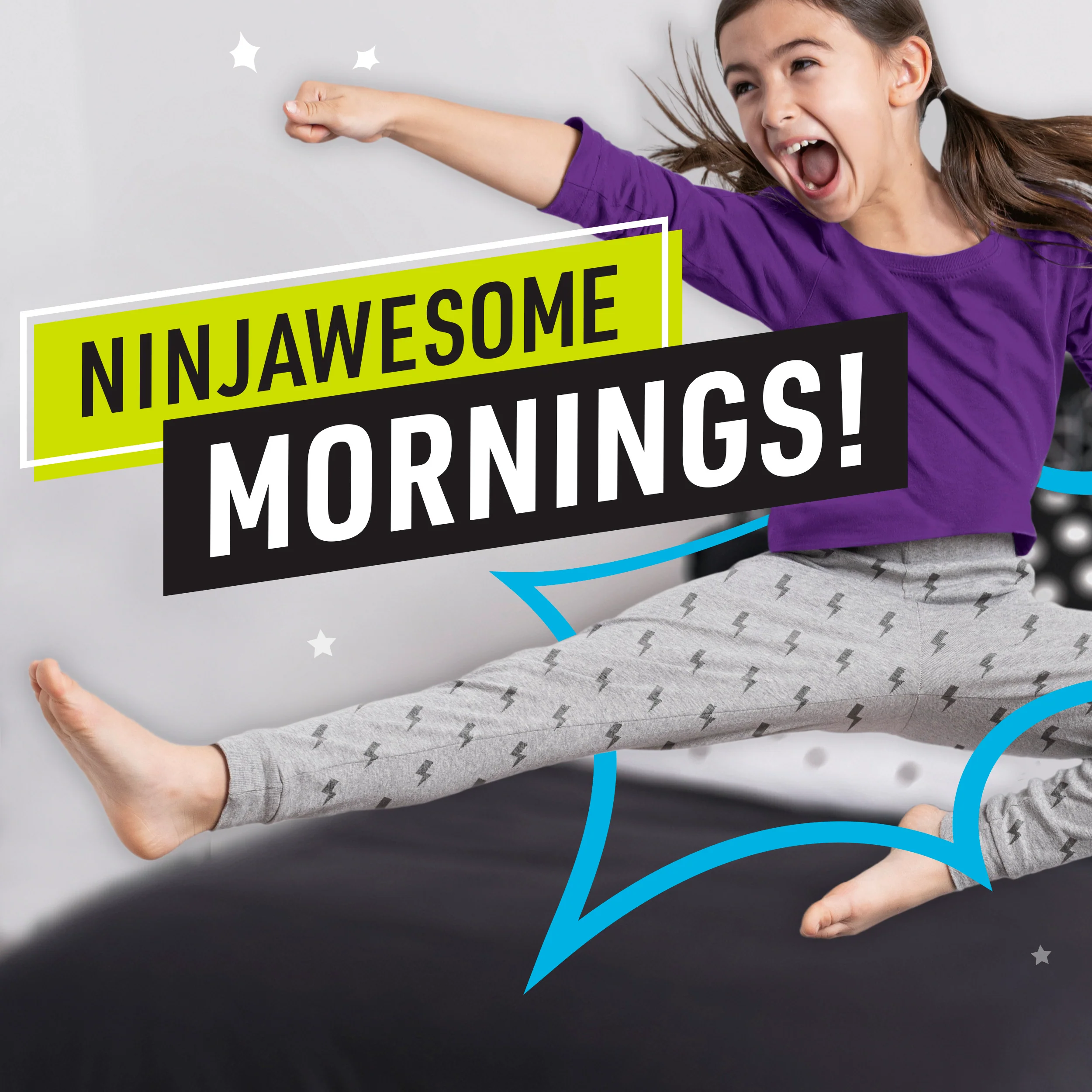 Pampers Ninjamas Pyjama Pants Girls Age 4-7 (17-30kg): 10 Pack - Image 2