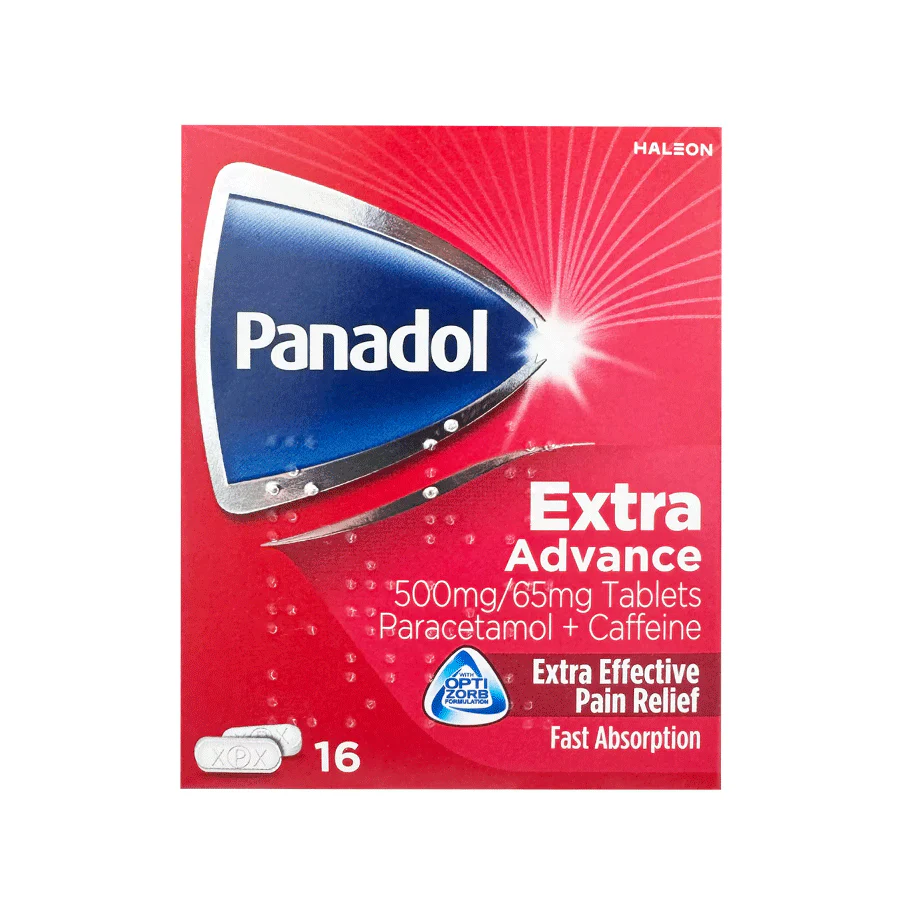Panadol Extra Advance 500mg/65mg Tablets (16 Pack)