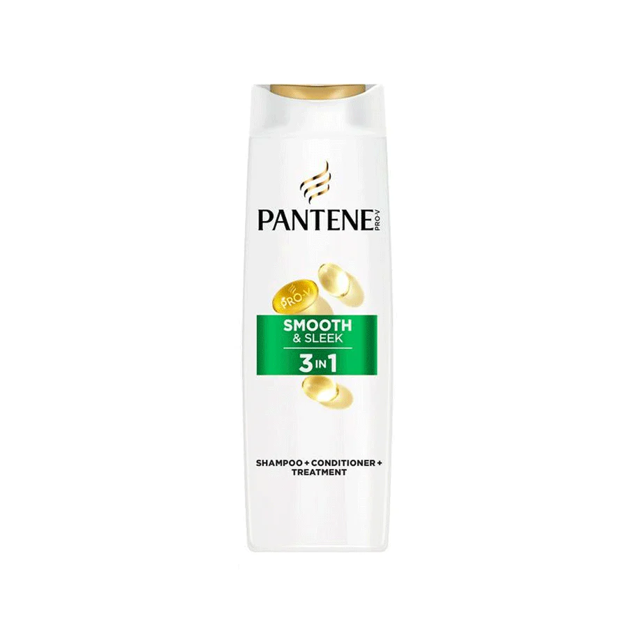 Pantene Pro-V Smooth & Sleek 3 in 1 Shampoo, Conditioner + Treatment 250ml