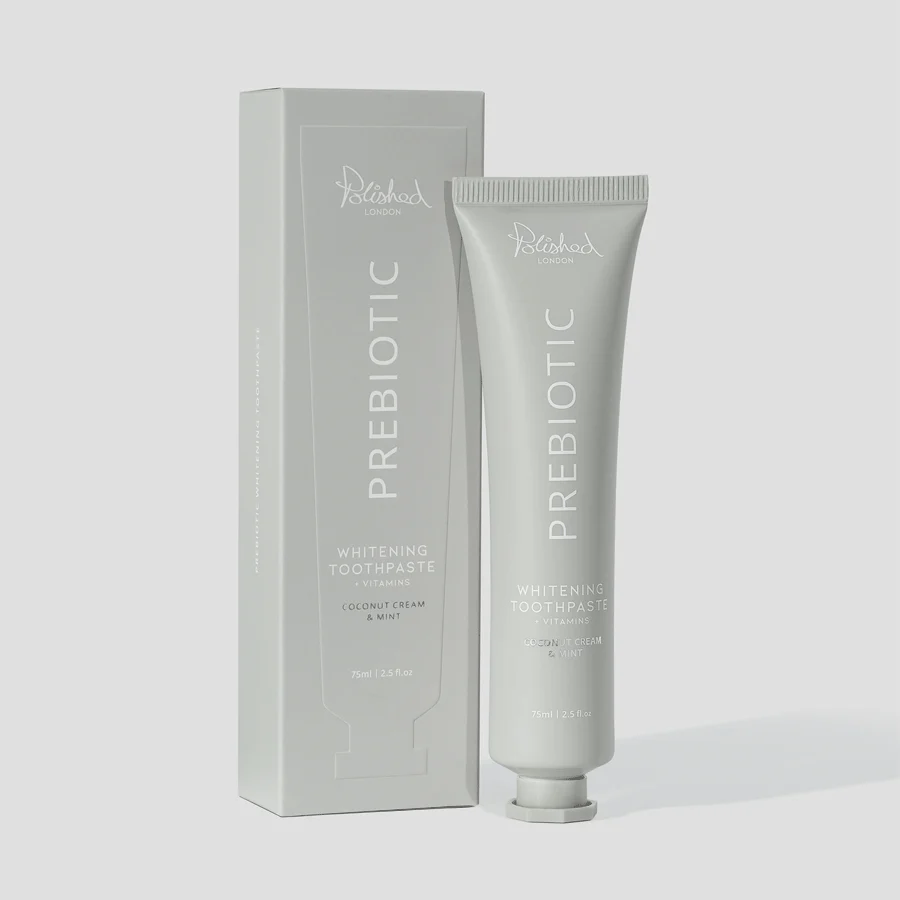 Polished London Prebiotic Whitening Toothpaste Coconut Cream & Mint 75ml - Image 4