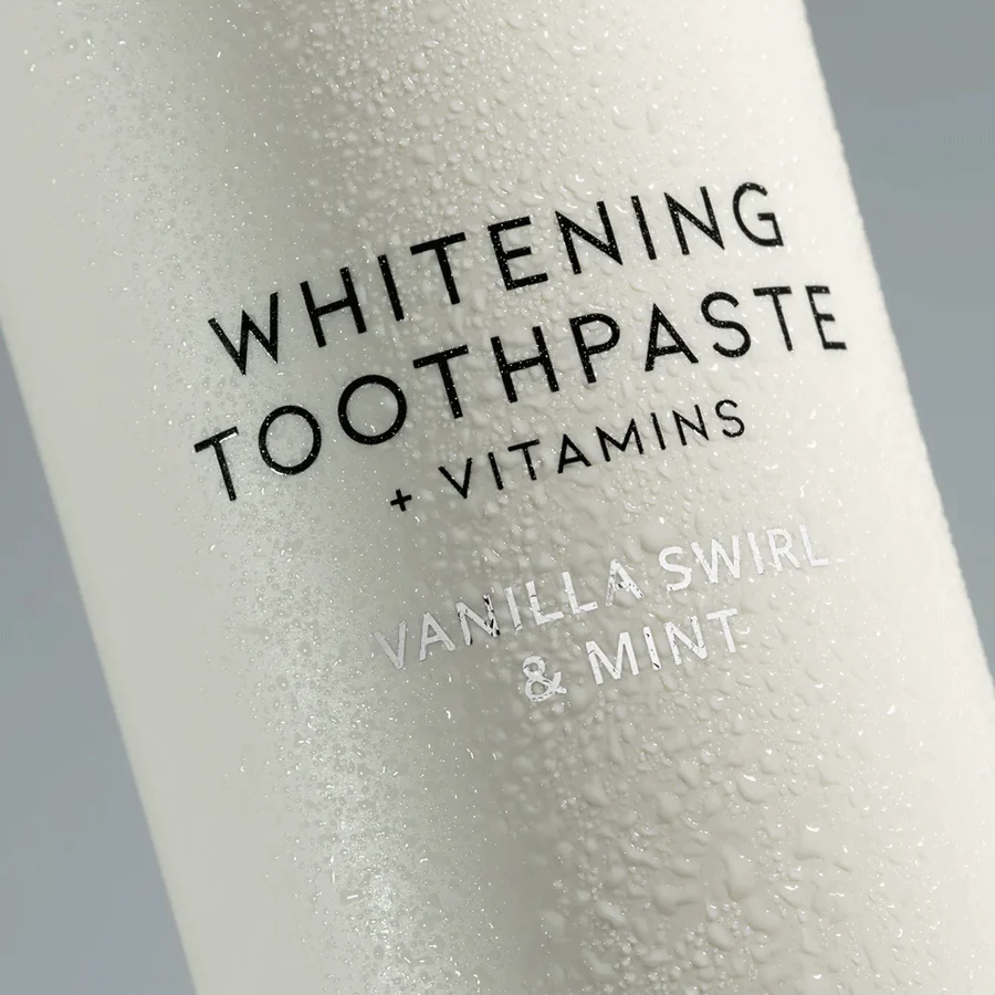 Polished London Prebiotic Whitening Toothpaste Vanilla Swirl & Mint 75ml - Image 2