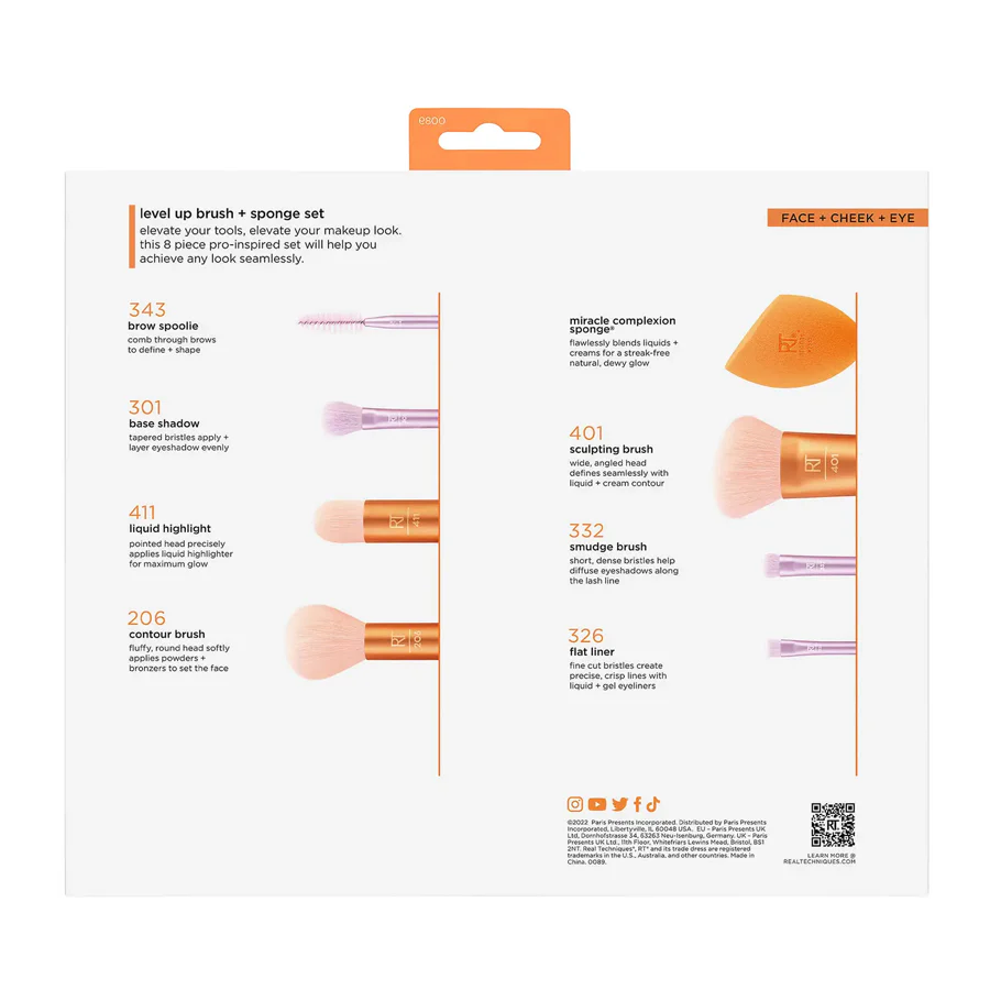 Real Techniques Level up Brush and Sponge Set - Image 3