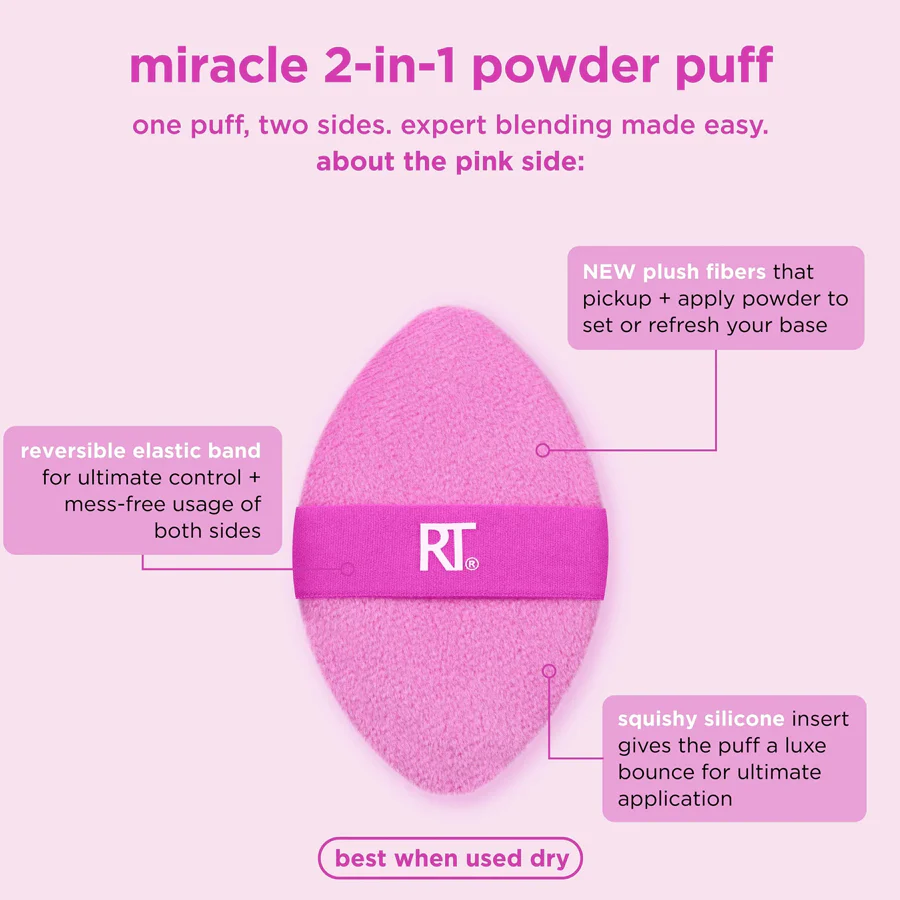 Real Techniques Miracle 2-in-1 Powder Puff - Image 6