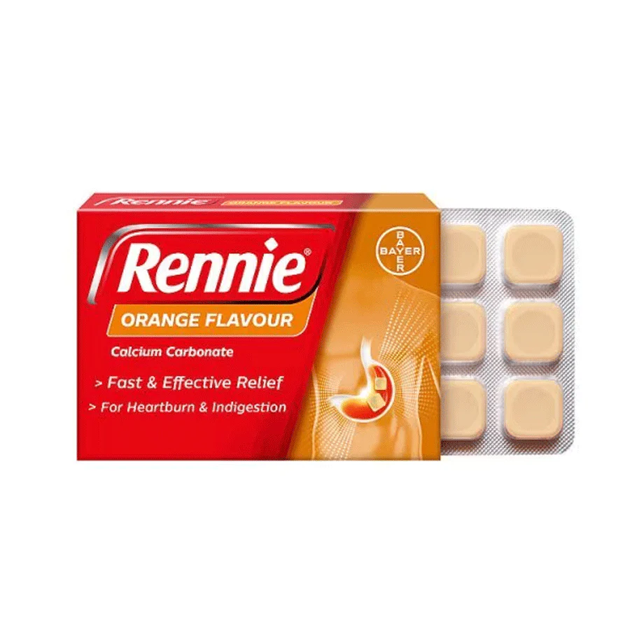 Rennie Orange Heartburn & Indigestion Relief (24 Tablets) - Image 2