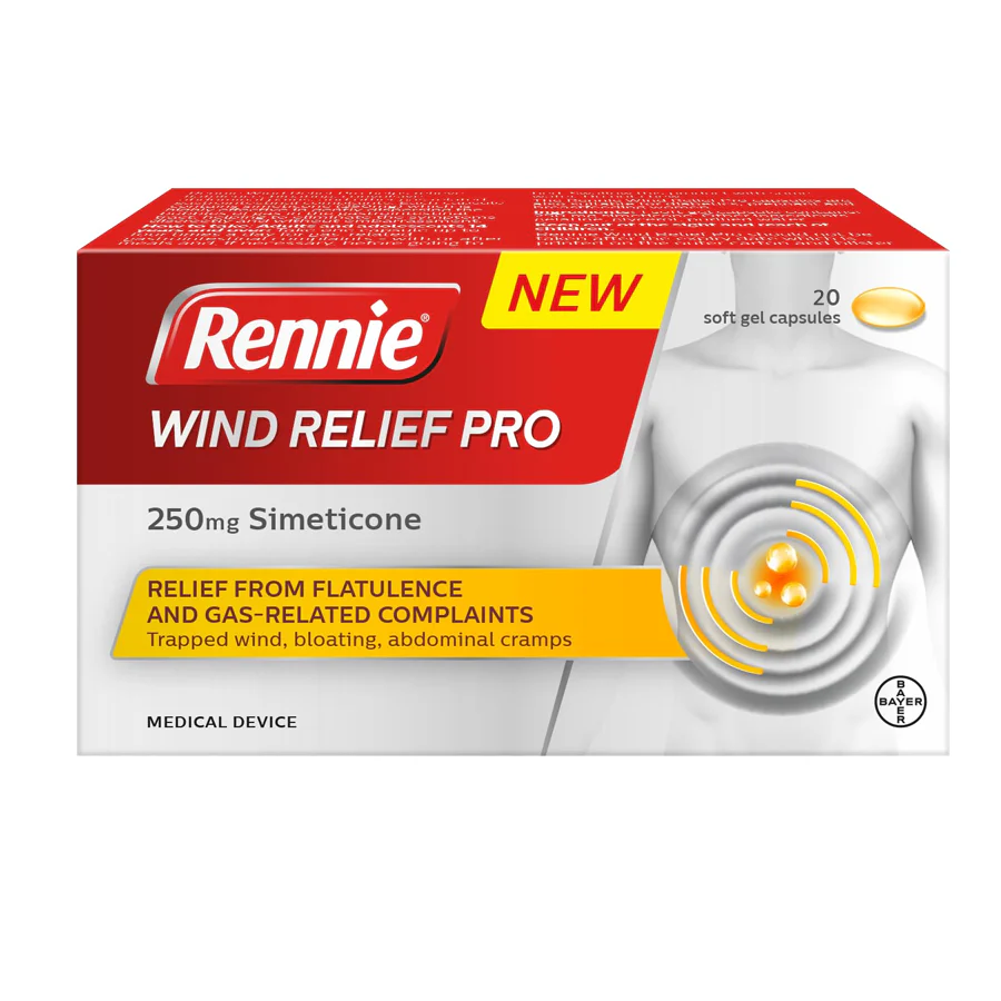 Rennie Wind Relief Pro Soft Gel Capsules (20 Capsules)