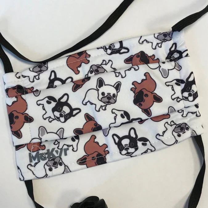 Reusable Face Mask for Kids (3 Layers): Puppies