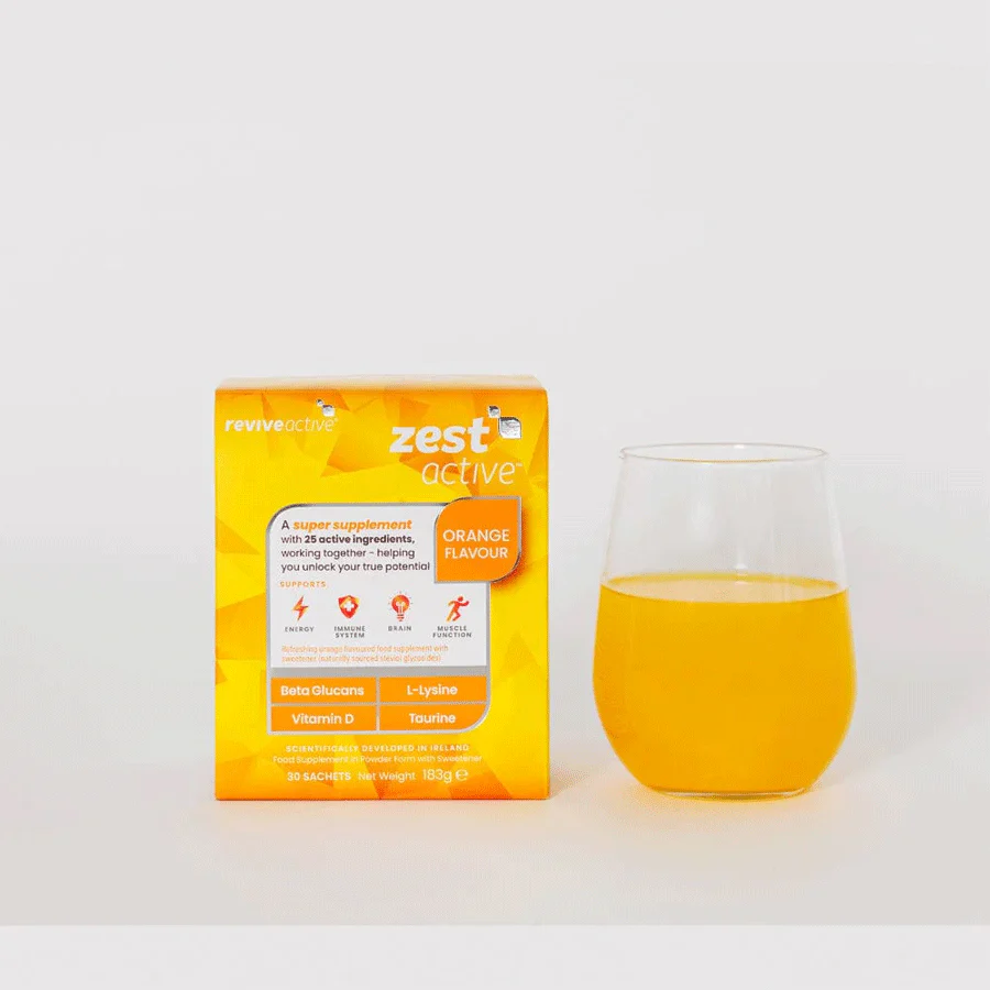 Revive Active Zest Active Energy Supplement Orange Flavour (30 Pack) - Image 2