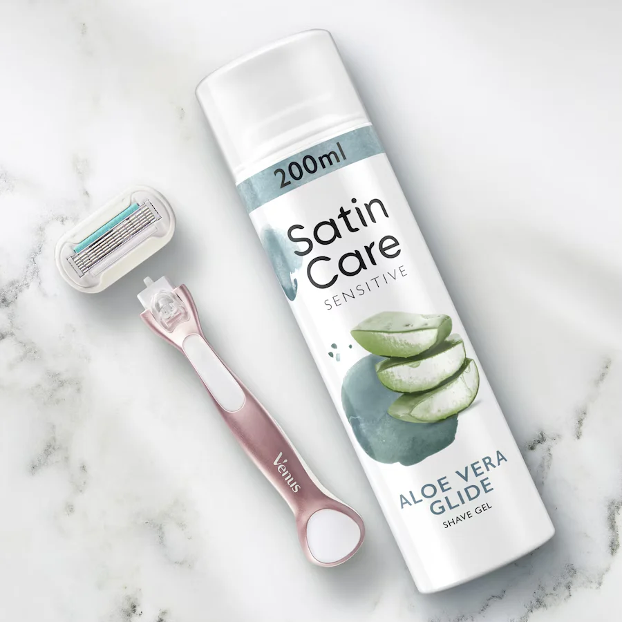 Satin Care Shaving Gel for Sensitive Skin 200ml - Image 3