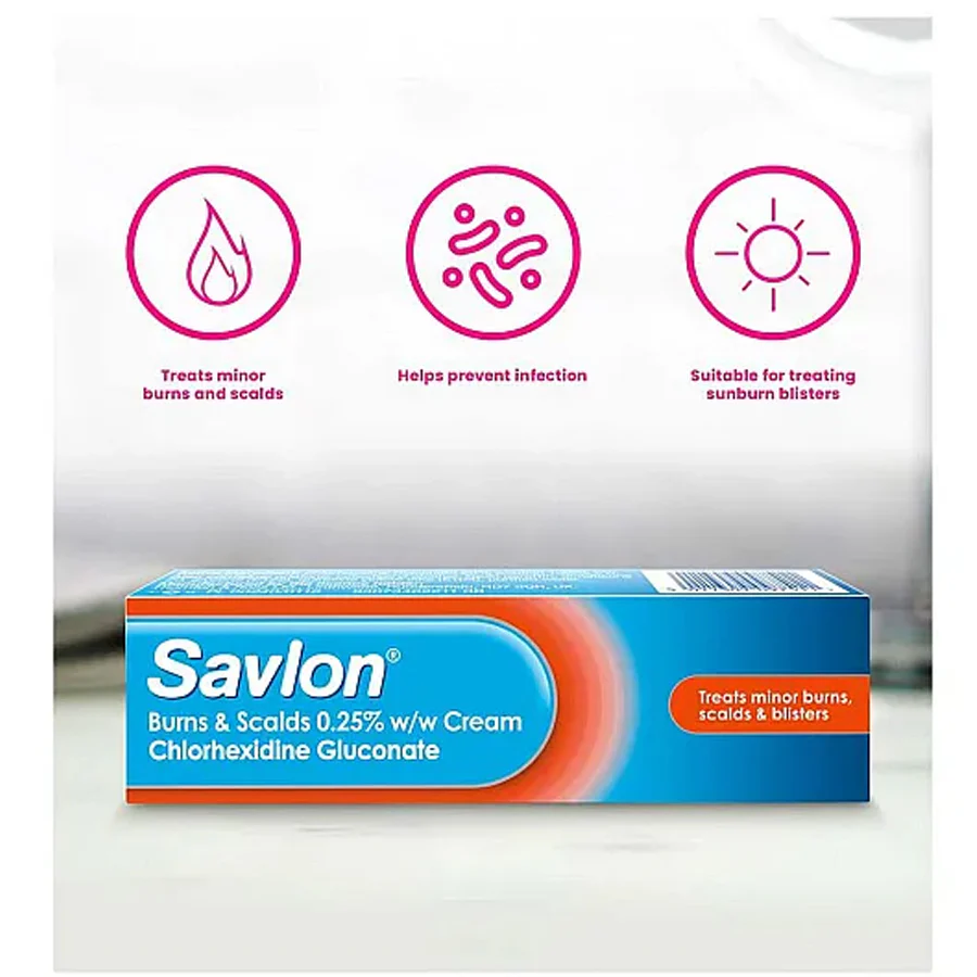 Savlon Burns And Scalds 0.25% Cream 30g - Image 2