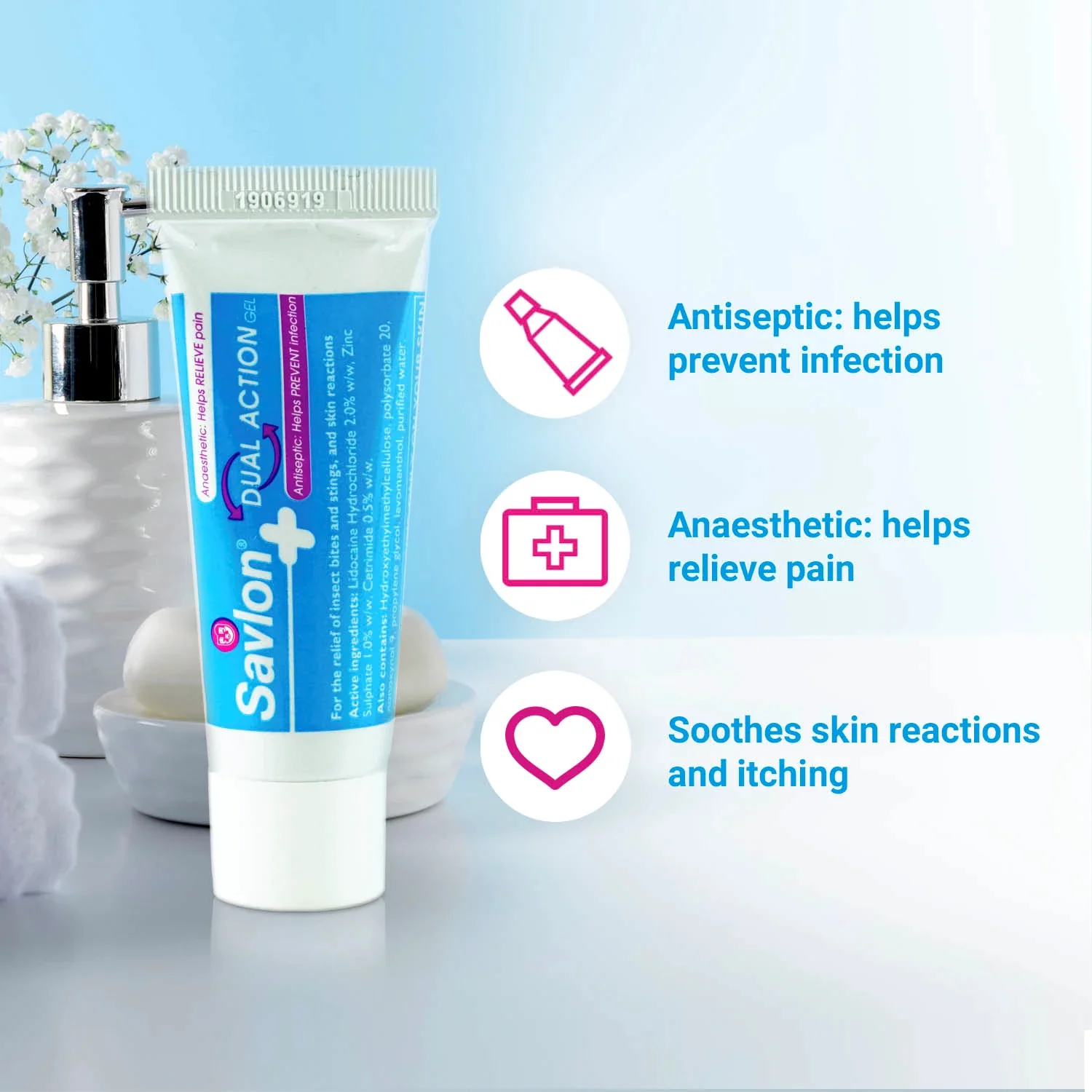 Savlon Dual Action Gel 20g - Image 2