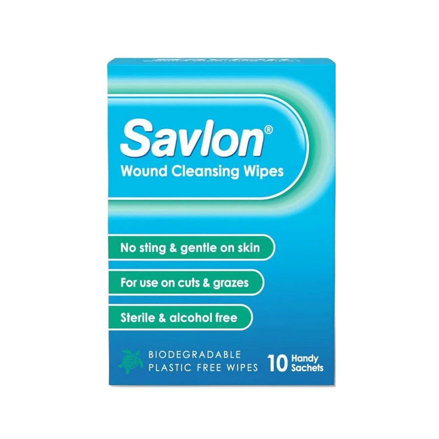 Savlon Wound Cleansing Wipes (10 Pack)