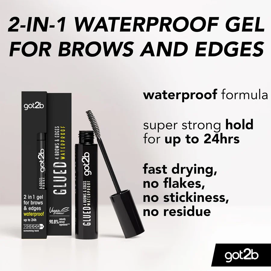 Schwarzkopf got2b Glued for Brows & Edges Waterproof Eyebrow Gel 16ml - Image 2