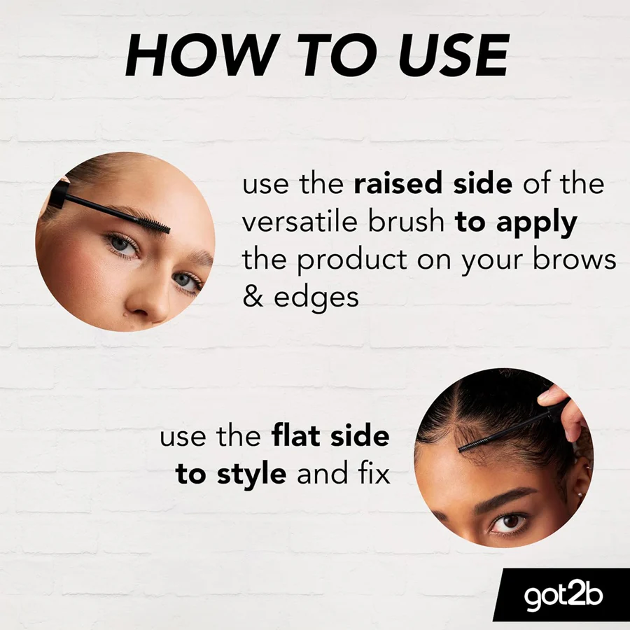 Schwarzkopf got2b Glued for Brows & Edges Waterproof Eyebrow Gel 16ml - Image 3