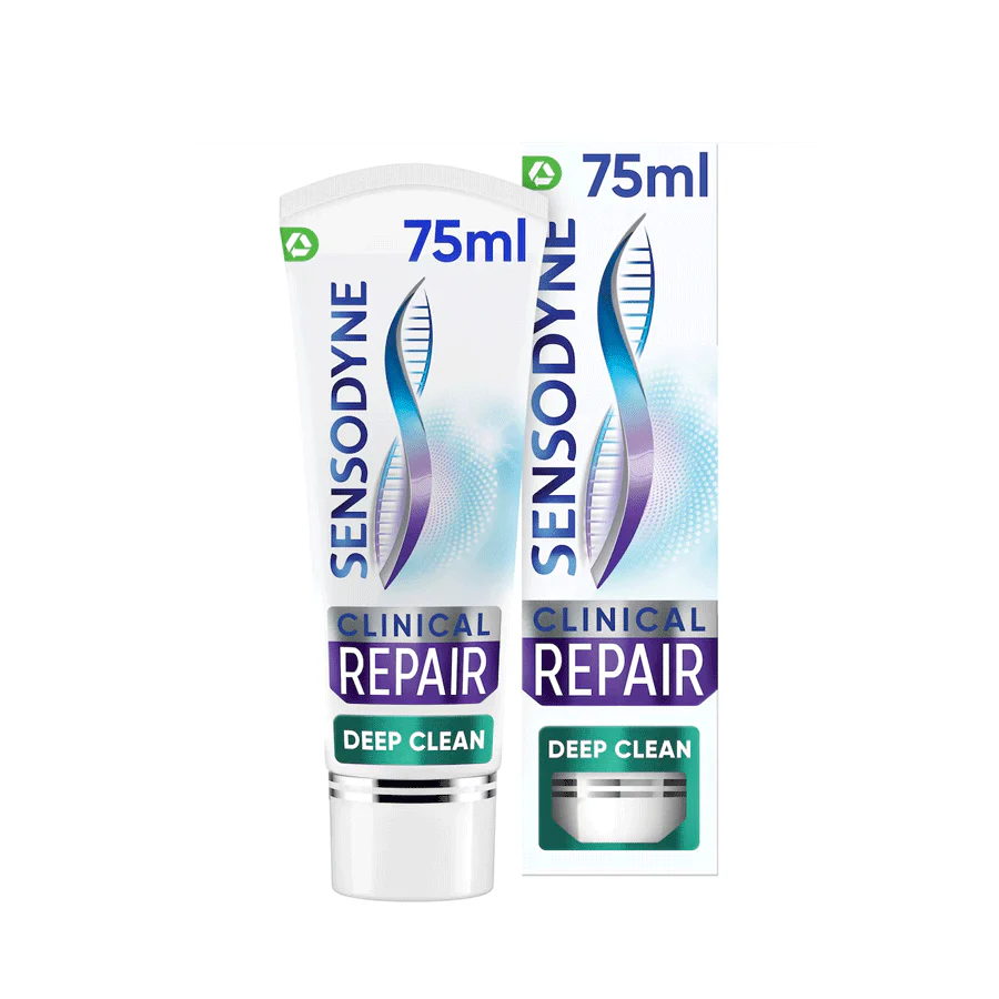 Sensodyne Clinical Repair Deep Clean Toothpaste 75ml