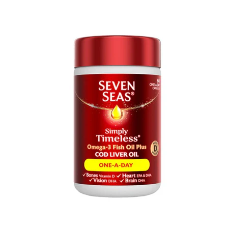 Seven Seas Cod Liver Oil One-a-Day (60 Capsules)