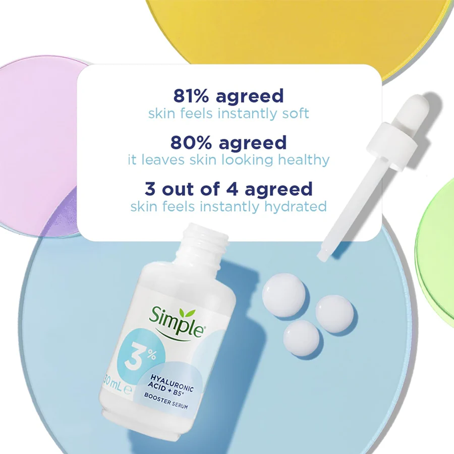 Simple Booster Serum 3% Hyaluronic Acid & B5 30ml - Image 5