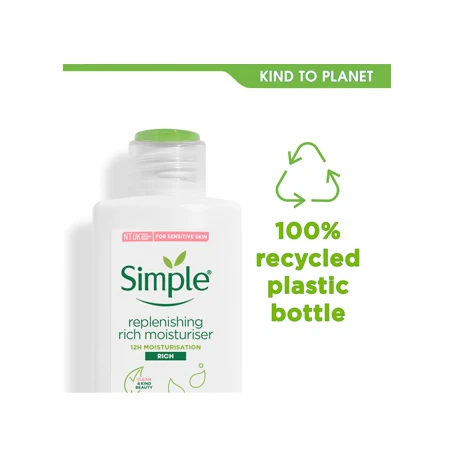 Simple Kind To Skin Replenishing Rich Moisturiser 125ml - Image 4