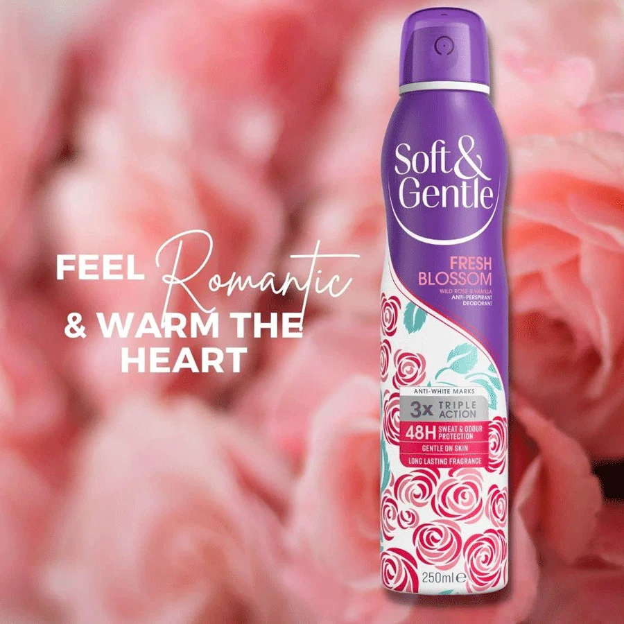 Soft & Gentle Fresh Blossom Anti-Perspirant Deodorant 250ml - Image 2