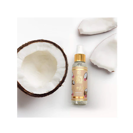 SOSU Dripping Gold Wonder Water 'Coconut' Self Tanning Facial Mist (Med/Dark) 100ml - Image 3