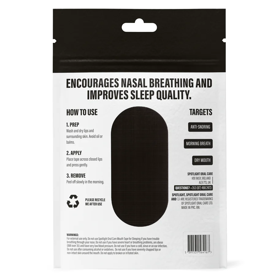 Spotlight Oral Care Mouth Tape Strips (30 Pack) - Image 2
