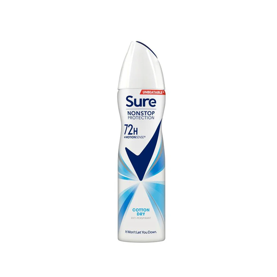 Sure 72 Hour Cotton Dry Anti-perspirant Deodorant 150ml