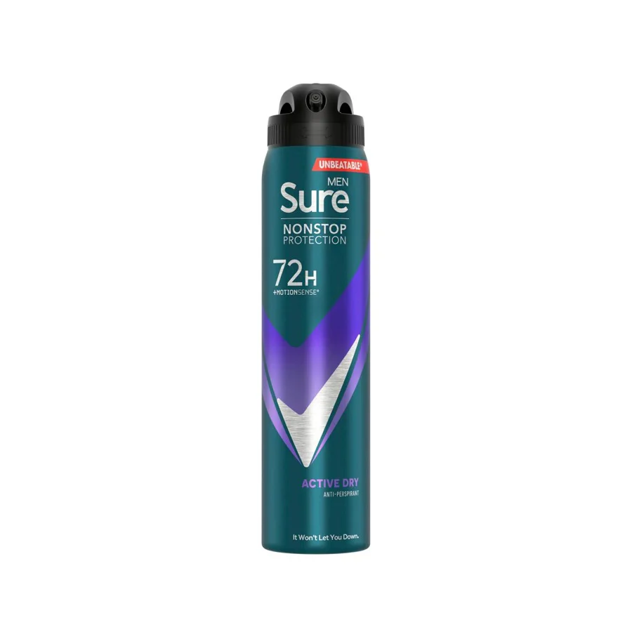 Sure Men Active Dry Antiperspirant 250ml