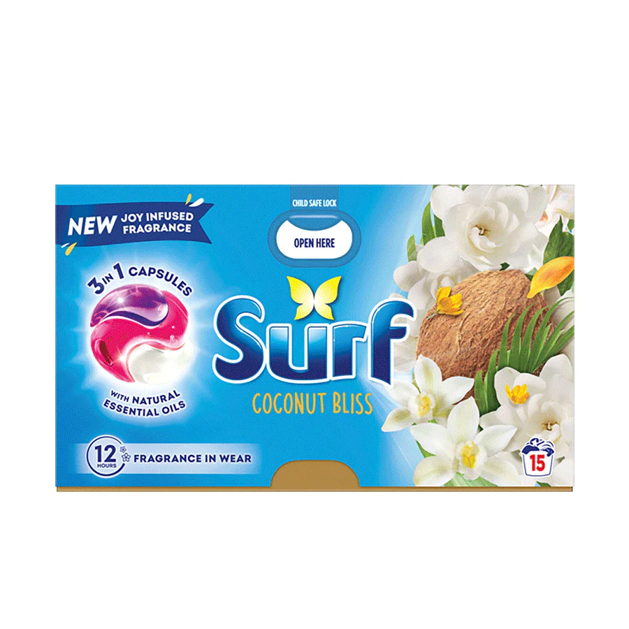 Surf Capsules Coconut Bliss (15 Pack)