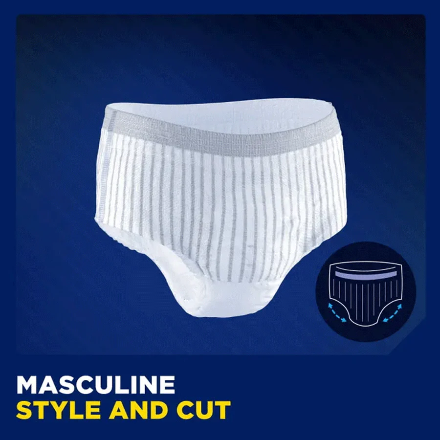 TENA Men Premium Fit Protective Underwear Maxi (Small/Medium | 10 Pack) - Image 2