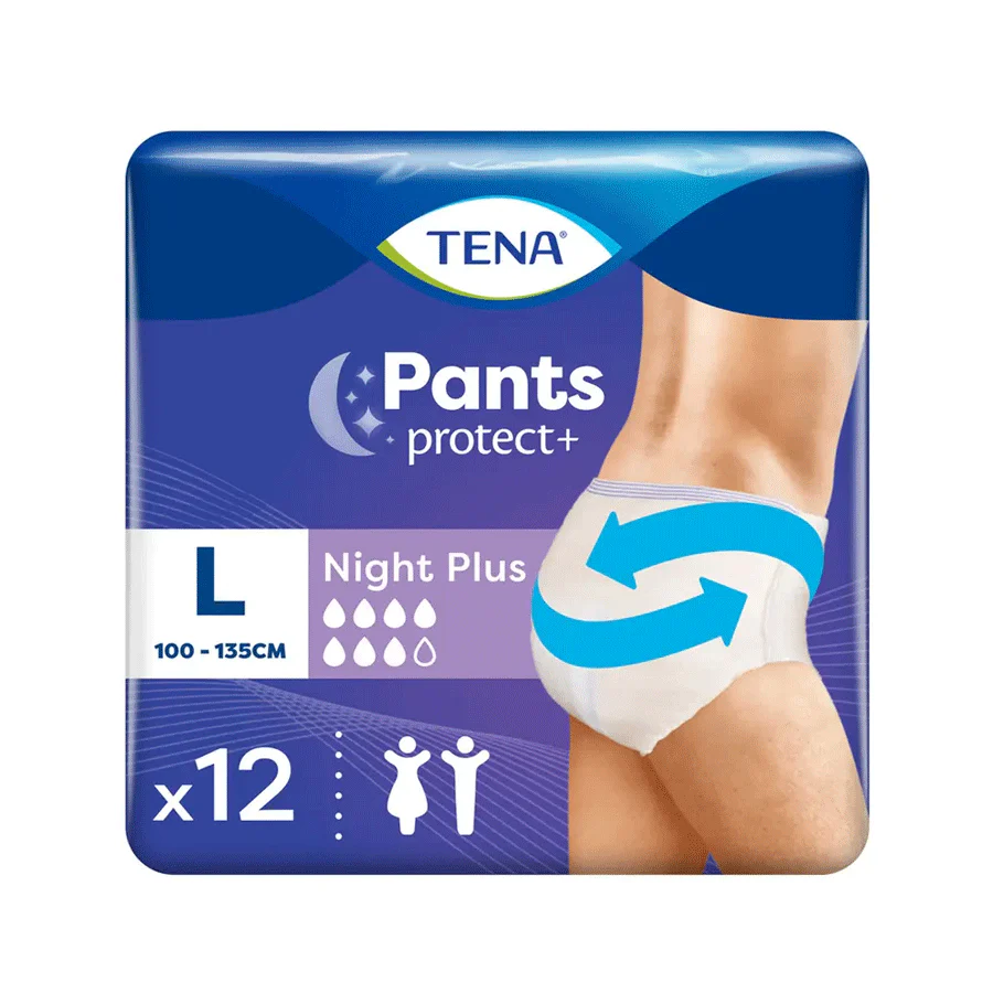 TENA Night Pants Protect+ (Large | 12 Pack)