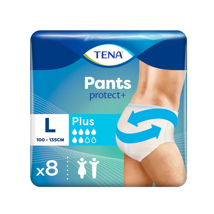 TENA Pants Protect+ Plus (Large | 8 Pack)