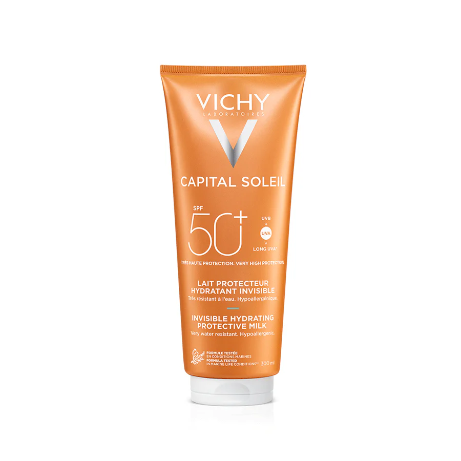 Vichy Capital Soleil Hydrating Fresh Sun Protection Milk SPF50+ for Face & Body 300ml
