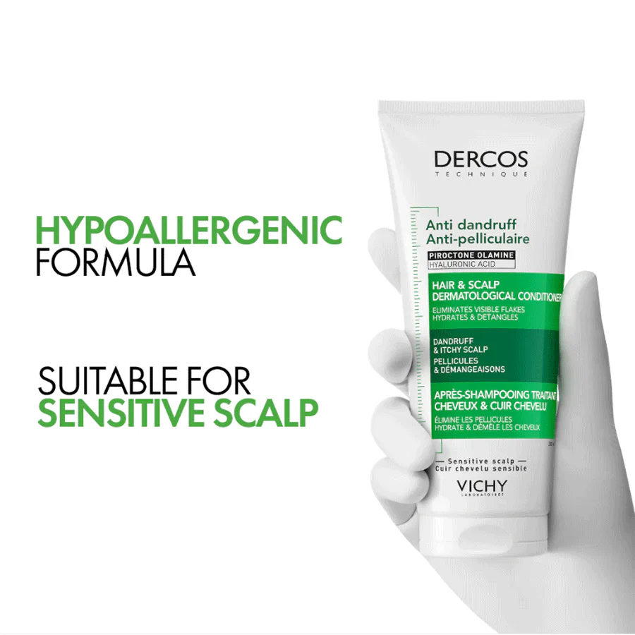Vichy Dercos Anti Dandruff Dermatological Conditioner 200ml - Image 2