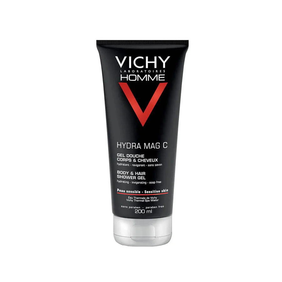 Vichy Homme Hydra Mag C Body & Hair Shower Gel 200ml