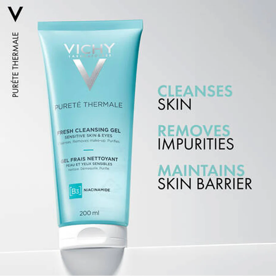 Vichy Purete Thermale Fresh Cleansing Gel 200ml - Image 2