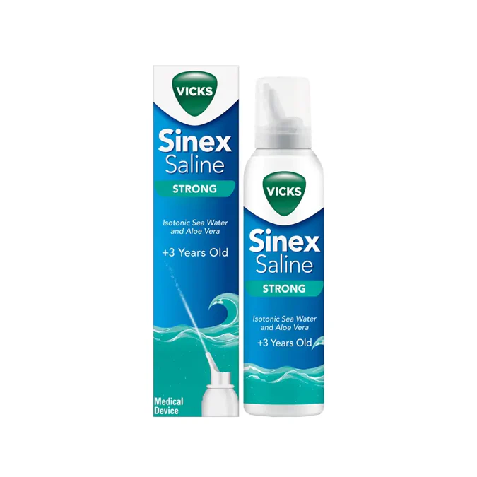 Vicks Sinex Saline Strong Power Spray 120ml