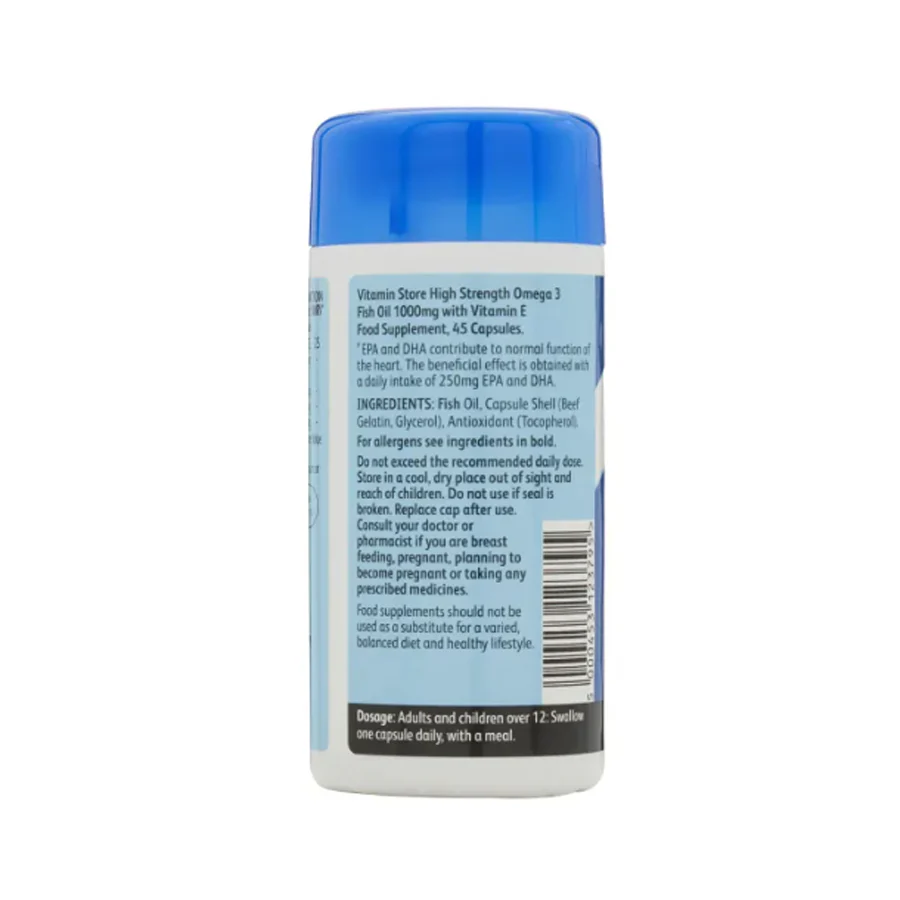 VitaminStore High Strength Omega 3 1000mg (45 Pack) - Image 2