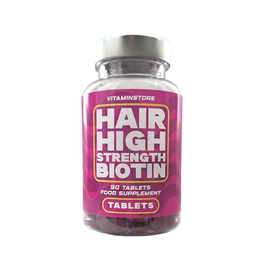 VitaminStore Hair High Strength Biotin 900µg Food Supplement (90 Tablets)