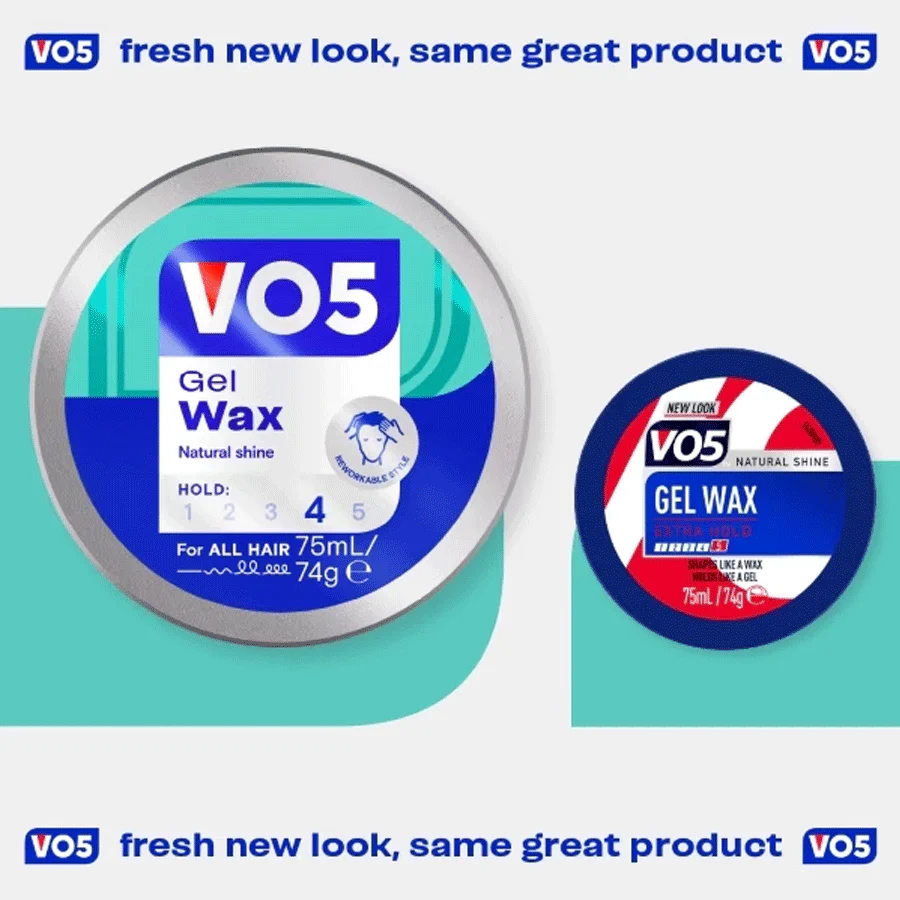 VO5 Extra Hold Gel Wax 75ml - Image 3