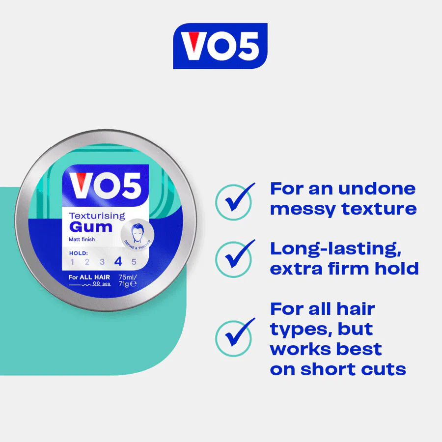 VO5 Texturising Gum 75ml - Image 2