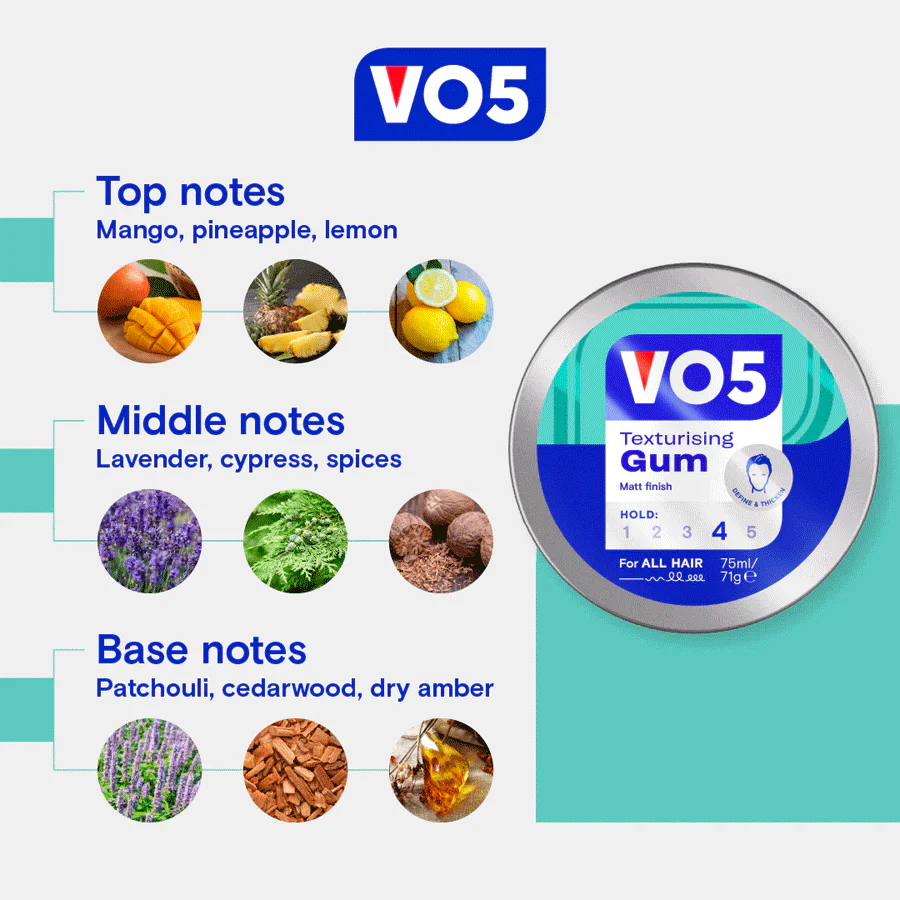 VO5 Texturising Gum 75ml - Image 4
