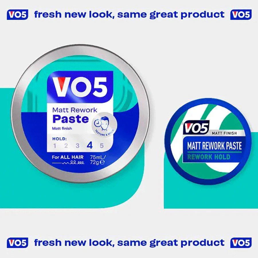 VO5 Hair Paste Matt Rework 75ml - Image 3