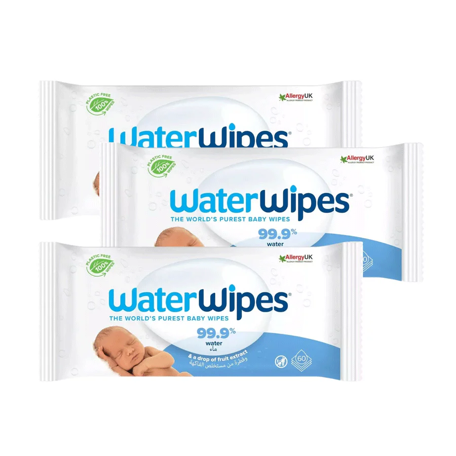 WaterWipes Original Baby Wipes (180 Wipes)