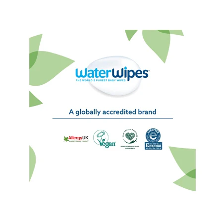 WaterWipes Biodegradable Baby Wipes (60 Wipes) - Image 3