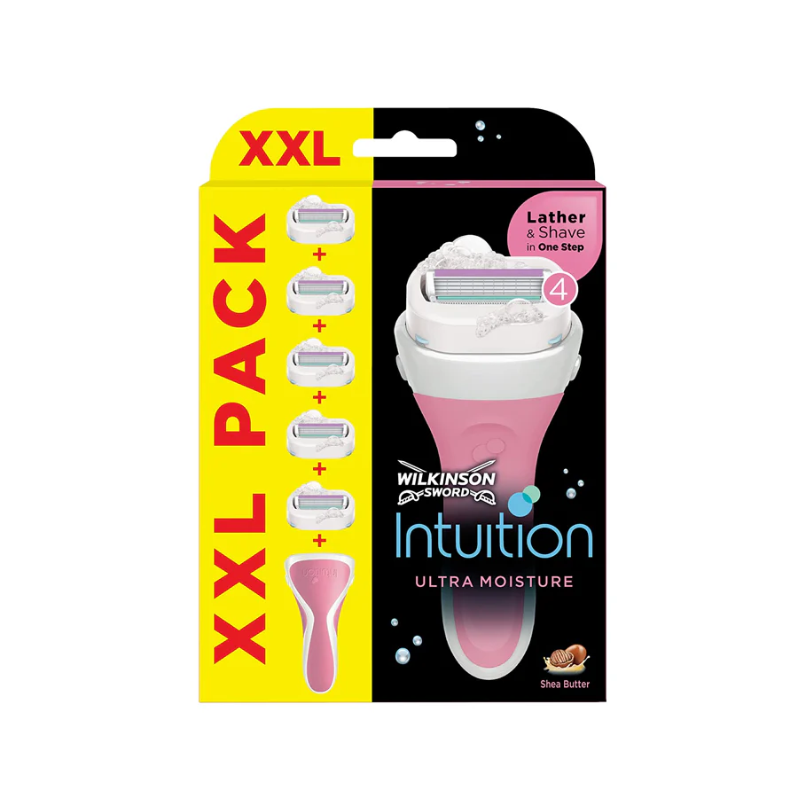 Wilkinson Sword Intuition Ultra Moisture Razor (5 Refill Pack)